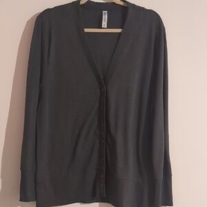 Classic Black Cardigan Sweater